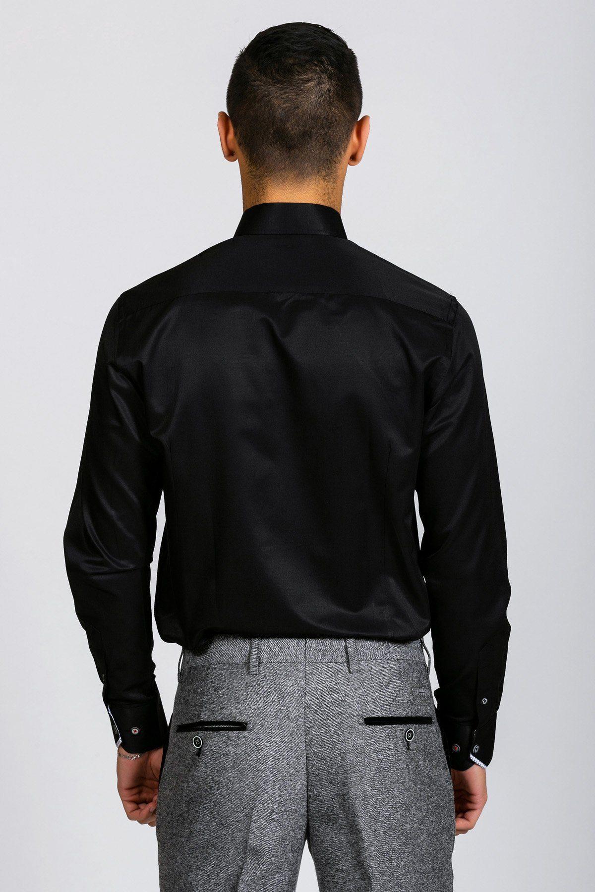 ALFIE - Black Long Sleeve Shirt - Image 7