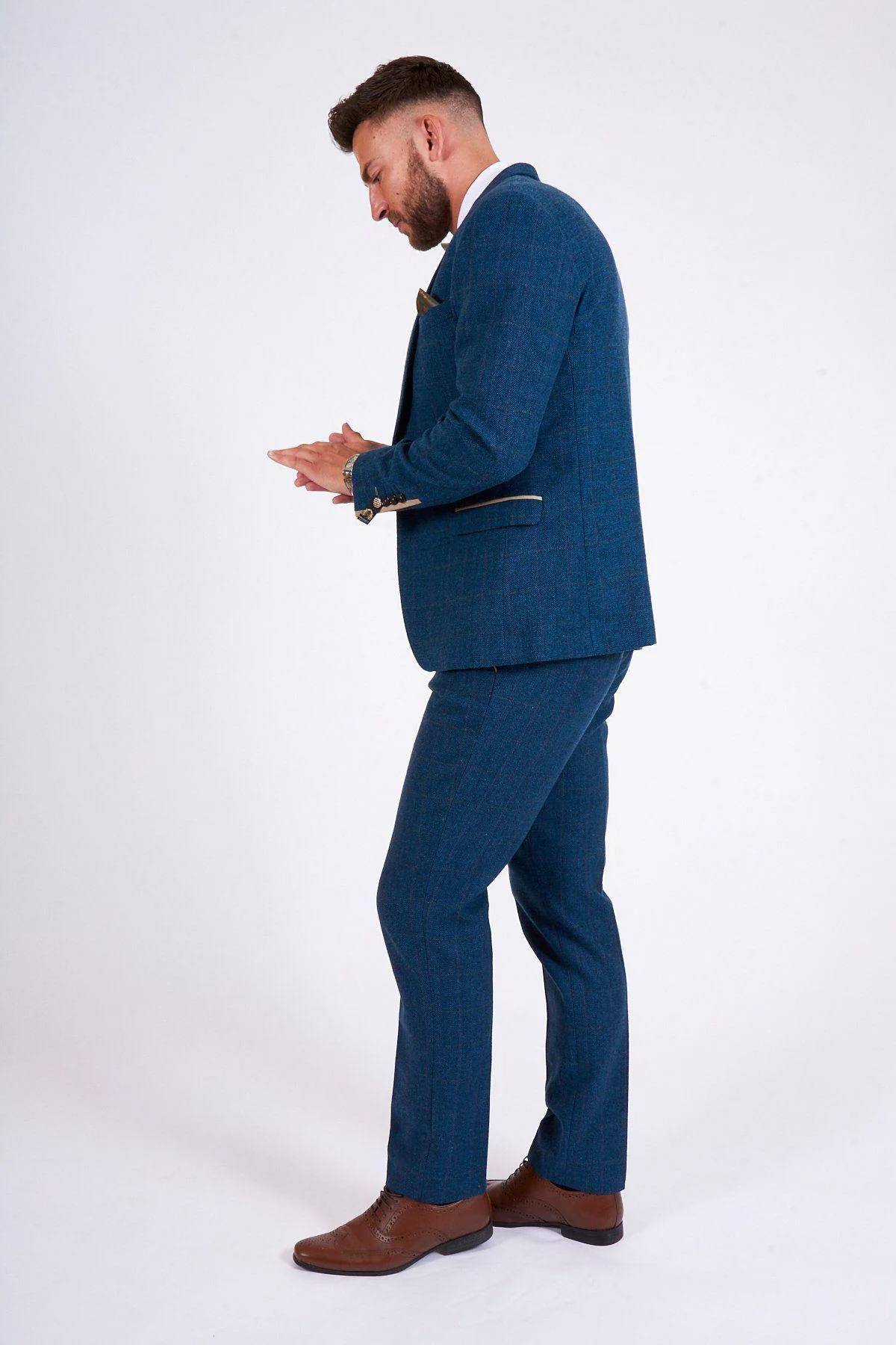 Hollyoaks Jacob Roberts (Damon Kinsella) in Dion Suit with DX7 Waistcoat - Image 5