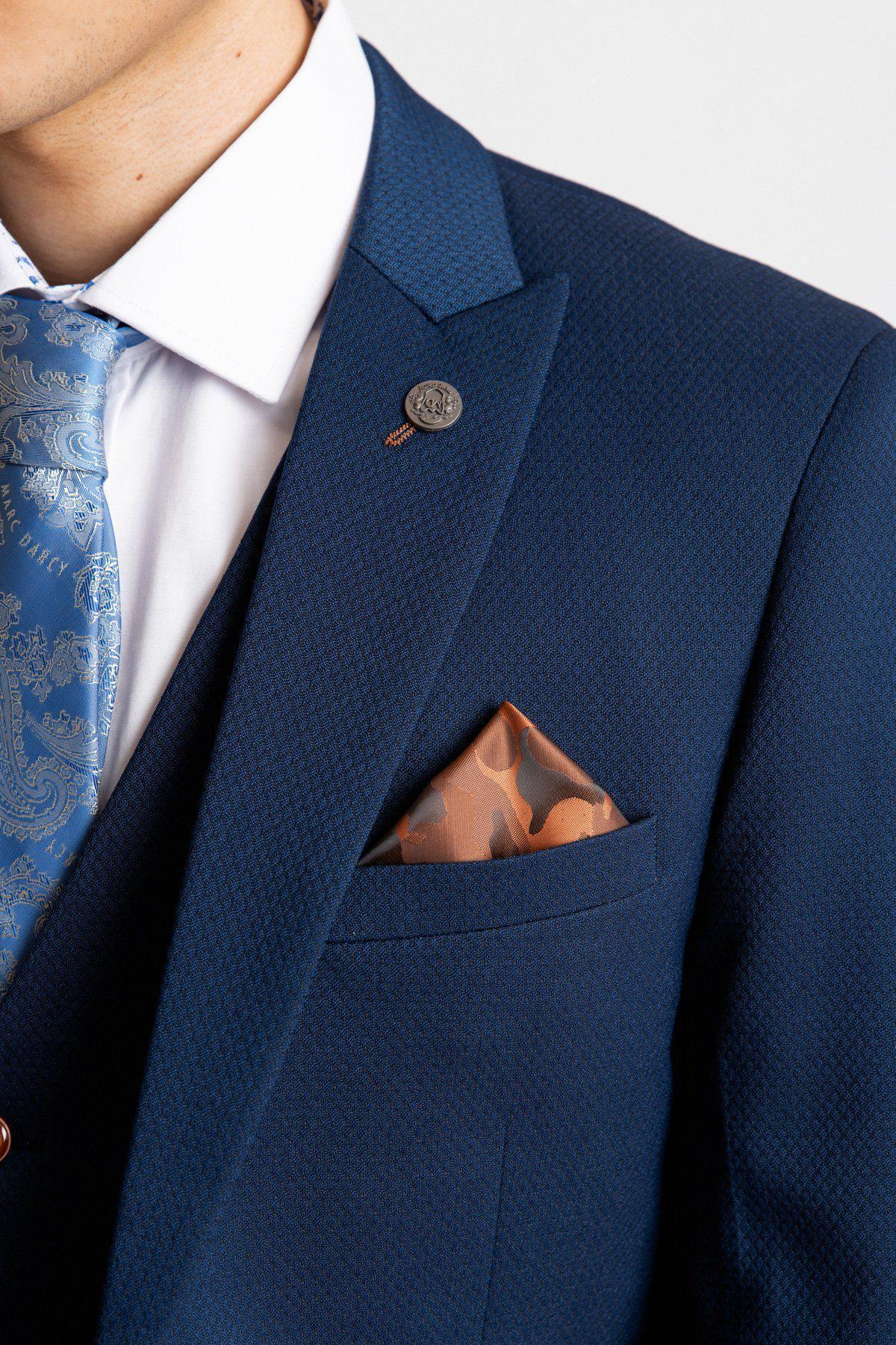 'I'm A Celebrity Get Me Out Of Here' 2022 Runner Up Owen Warner  in Max Royal Blue Suit - Image 16