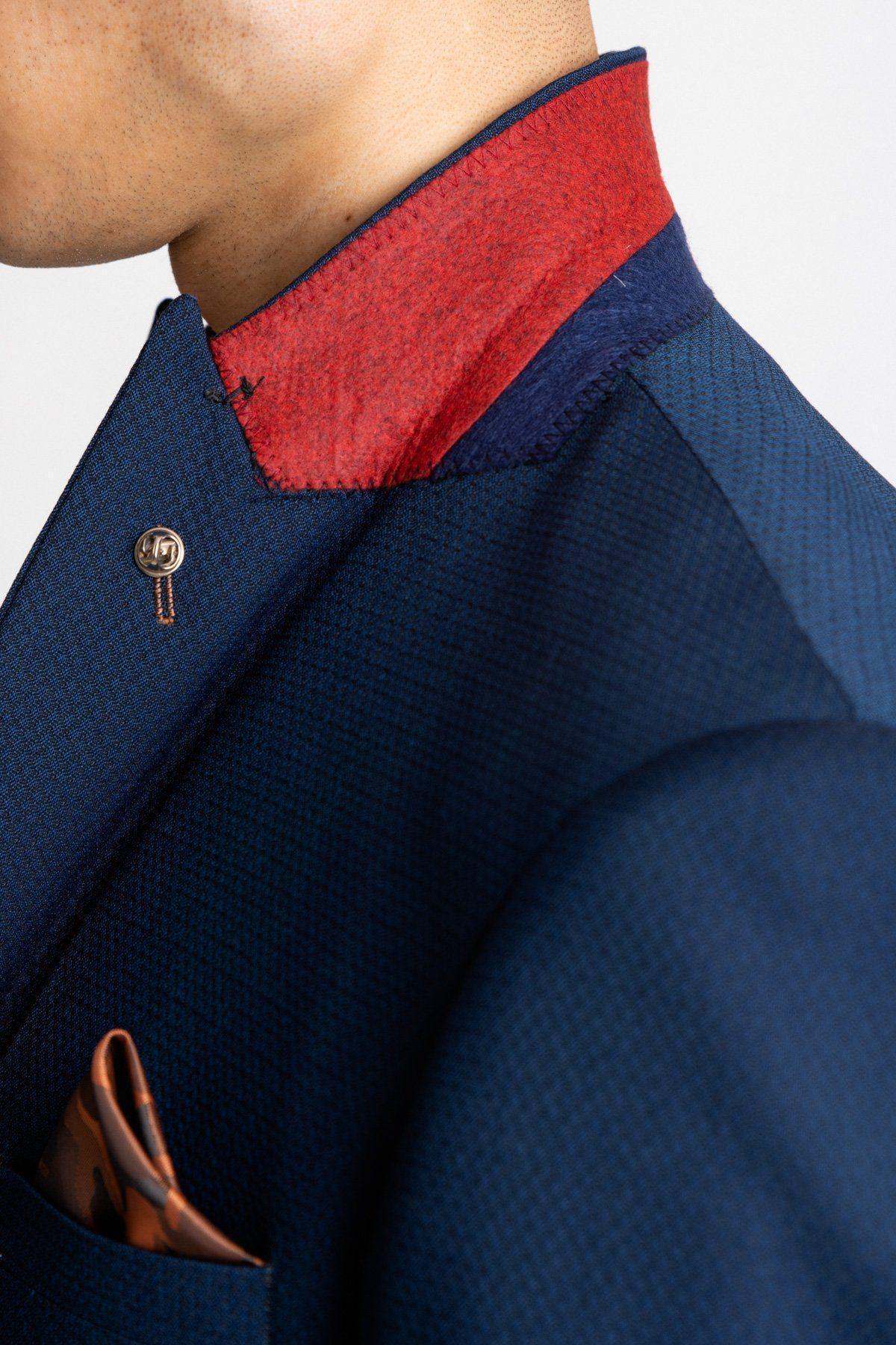 Boca Juniors Midfielder Ander Herrera in Max Royal Blue Suit - Image 9